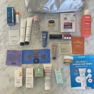 Beauty Sample Bundle with Cosmetic Bag